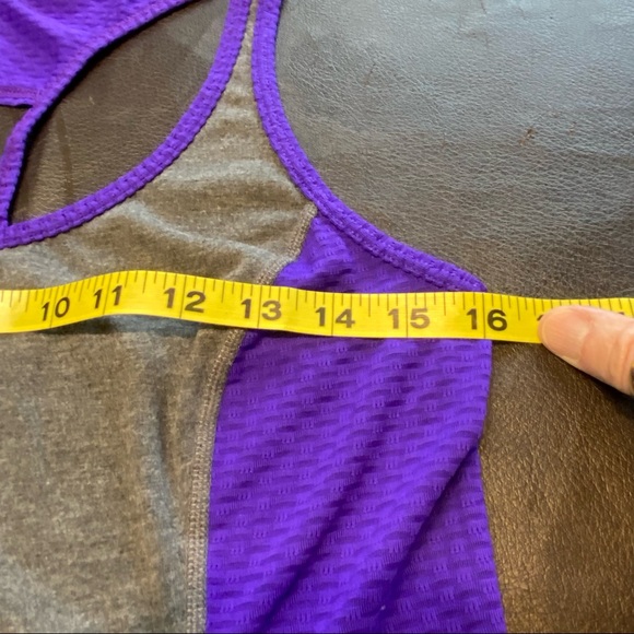 Xersion Quick-dri Purple/Gray Racerback Athletic Tank Top Size Small - Picture 7 of 9
